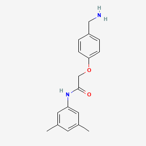 molecular formula C17H20N2O2 B6611702 2-[4-(Aminomethyl)phenoxy]-N-(3,5-dimethylphenyl)acetamide CAS No. 954569-51-8
