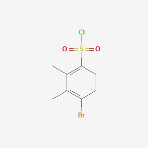 molecular formula C8H8BrClO2S B6611772 4-bromo-2,3-dimethylbenzene-1-sulfonyl chloride CAS No. 1375107-84-8