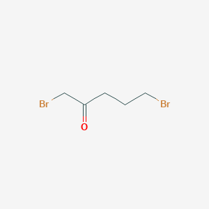 molecular formula C5H8Br2O B6611777 1,5-二溴戊酮-2 CAS No. 138139-54-5