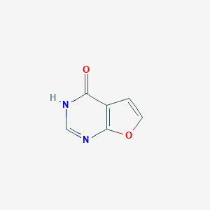 molecular formula C6H4N2O2 B066118 Furo[2,3-d]pyrimidin-4(3H)-one CAS No. 186454-69-3
