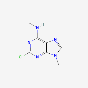 molecular formula C7H8ClN5 B6611801 2-Chloro-N,9-dimethyl-9H-purin-6-amine CAS No. 61494-90-4