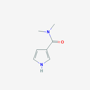 molecular formula C7H10N2O B6611832 N,N-dimethyl-1H-pyrrole-3-carboxamide CAS No. 60031-39-2