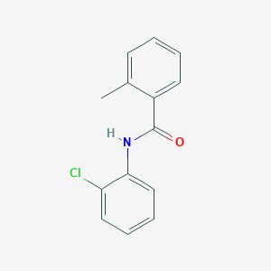 molecular formula C14H12ClNO B6611873 N-(2-chlorophenyl)-2-methylbenzamide CAS No. 24291-60-9