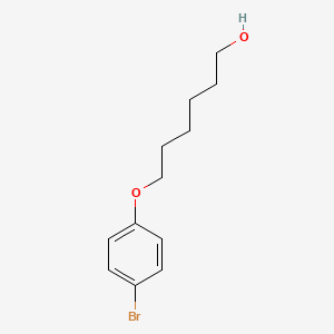 molecular formula C12H17BrO2 B6611877 6-(4-Bromophenoxy)hexan-1-OL CAS No. 133080-87-2