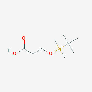 molecular formula C9H20O3Si B6611916 3-[(tert-butyldimethylsilyl)oxy]propanoic acid CAS No. 120821-20-7