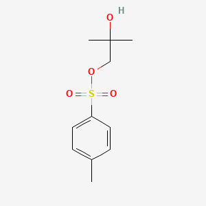 molecular formula C11H16O4S B6611918 2-methyl-1-[(4-methylbenzenesulfonyl)oxy]propan-2-ol CAS No. 88476-50-0