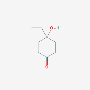 molecular formula C8H12O2 B6611953 4-ethenyl-4-hydroxycyclohexan-1-one CAS No. 182807-30-3