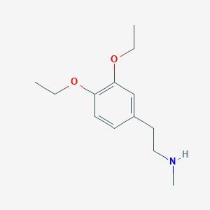 molecular formula C13H21NO2 B6611963 [2-(3,4-diethoxyphenyl)ethyl](methyl)amine CAS No. 21581-36-2