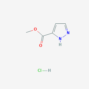 molecular formula C5H7ClN2O2 B6611978 methyl 1H-pyrazole-5-carboxylate hydrochloride CAS No. 2407521-82-6