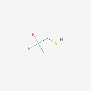molecular formula C3H6F2S B6611994 2,2-difluoropropane-1-thiol CAS No. 1780514-17-1