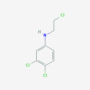 molecular formula C8H8Cl3N B6612022 3,4-dichloro-N-(2-chloroethyl)aniline CAS No. 74474-36-5