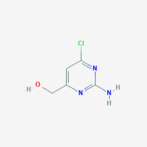molecular formula C5H6ClN3O B6612053 (2-amino-6-chloropyrimidin-4-yl)methanol CAS No. 688782-75-4