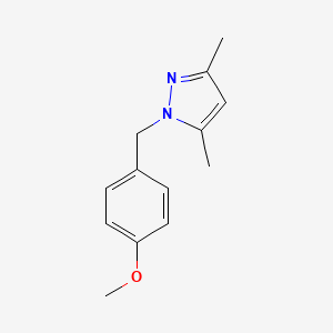 molecular formula C13H16N2O B6612066 1-[(4-methoxyphenyl)methyl]-3,5-dimethyl-1H-pyrazole CAS No. 163814-55-9