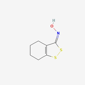 molecular formula C7H9NOS2 B6612077 N-(4,5,6,7-tetrahydro-3H-1,2-benzodithiol-3-ylidene)hydroxylamine CAS No. 19795-93-8