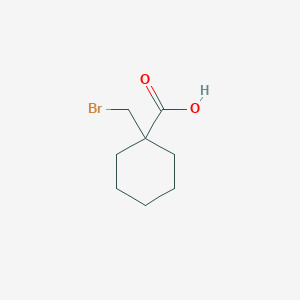 molecular formula C8H13BrO2 B6612083 1-(bromomethyl)cyclohexane-1-carboxylic acid CAS No. 72335-62-7
