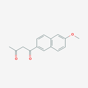 molecular formula C15H14O3 B6612087 4-hydroxy-4-(6-methoxynaphthalen-2-yl)but-3-en-2-one CAS No. 73356-31-7
