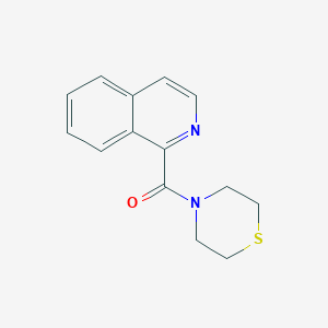 molecular formula C14H14N2OS B6612105 Isoquinolin-1-YL-thiomorpholin-4-YL-methanone CAS No. 864685-18-7