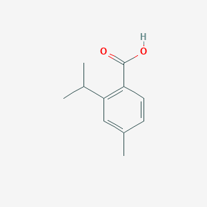 molecular formula C11H14O2 B6612127 4-methyl-2-(propan-2-yl)benzoic acid CAS No. 37460-75-6