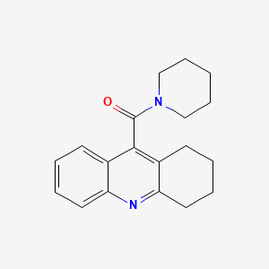 molecular formula C19H22N2O B6612138 Ketone, piperidino(1,2,3,4-tetrahydro-9-acridinyl) CAS No. 7101-58-8
