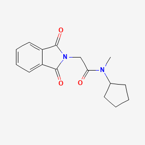 N-Cyclopentyl-1,3-dihydro-N-methyl-1,3-dioxo-2H-isoindole-2-acetamide