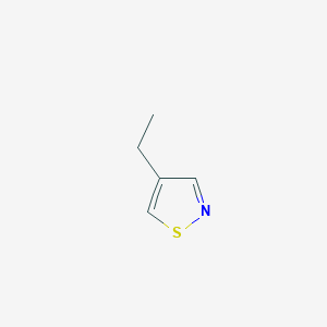 molecular formula C5H7NS B6612185 4-ethyl-1,2-thiazole CAS No. 2059934-94-8
