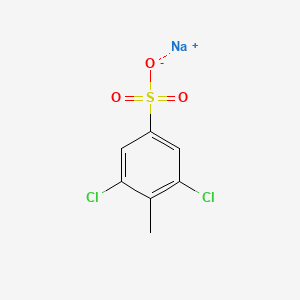 molecular formula C7H5Cl2NaO3S B6612224 sodium 3,5-dichloro-4-methylbenzene-1-sulfonate CAS No. 5042-19-3