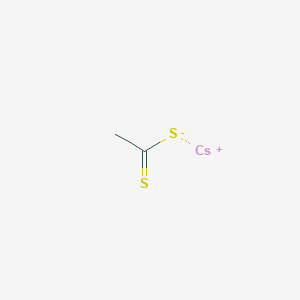 molecular formula C2H3CsS2 B6612233 caesium(1+) ethanethioylsulfanide CAS No. 74670-52-3