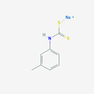 molecular formula C8H8NNaS2 B6612239 sodium [(3-methylphenyl)carbamothioyl]sulfanide CAS No. 53278-68-5