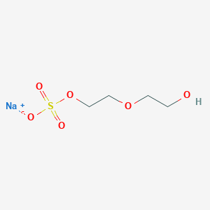 molecular formula C4H9NaO6S B6612244 sodium 2-[2-(sulfonatooxy)ethoxy]ethan-1-ol CAS No. 38365-73-0