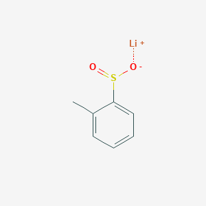 molecular formula C7H7LiO2S B6612266 lithium(1+) ion 2-methylbenzene-1-sulfinate CAS No. 2309465-71-0