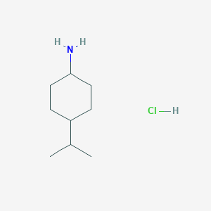 molecular formula C9H20ClN B6612291 trans-4-Isopropylcyclohexylamine hydrochloride CAS No. 33024-54-3