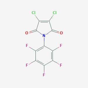 molecular formula C10Cl2F5NO2 B066123 N-Pentafluorophenyldichloromaleimide CAS No. 186958-58-7