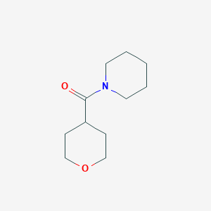 molecular formula C11H19NO2 B6612319 1-(oxane-4-carbonyl)piperidine CAS No. 936083-43-1