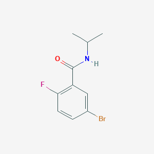 molecular formula C10H11BrFNO B6612328 5-Bromo-2-fluoro-N-isopropylbenzamide CAS No. 853313-19-6