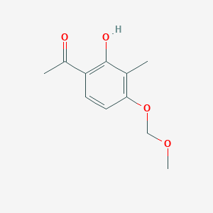 1-[2-hydroxy-4-(methoxymethoxy)-3-methylphenyl]ethan-1-one