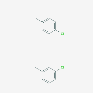 molecular formula C16H18Cl2 B6612421 1-chloro-2,3-dimethylbenzene, 4-chloro-1,2-dimethylbenzene CAS No. 2649055-29-6