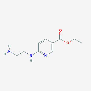 Ethyl 6-(2-aminoethylamino)pyridine-3-carboxylate