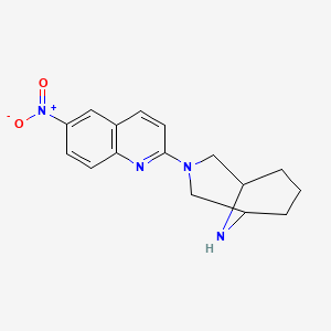 3-(6-Nitro-quinolin-2-yl)-3,9-diaza-bicyclo[3.3.1]Nonane
