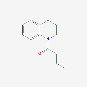 molecular formula C13H17NO B6612505 1-(3,4-dihydroquinolin-1(2H)-yl)butan-1-one CAS No. 24283-71-4