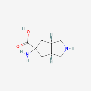 (3aR,6aS)-5-amino-octahydrocyclopenta[c]pyrrole-5-carboxylic acid
