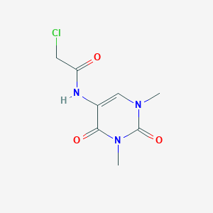 2-chloro-N-(1,3-dimethyl-2,4-dioxopyrimidin-5-yl)acetamide