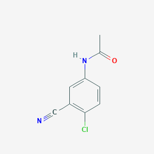 molecular formula C9H7ClN2O B6612579 N-(4-氯-3-氰基苯基)乙酰胺 CAS No. 53312-85-9