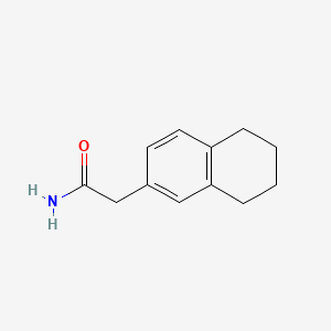 molecular formula C12H15NO B6612594 2-Naphthaleneacetamide, 5,6,7,8-tetrahydro- CAS No. 13053-00-4