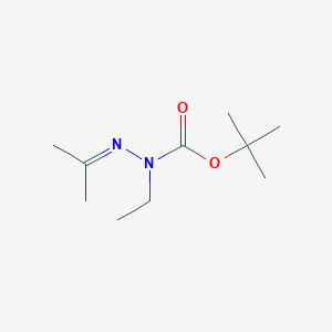 molecular formula C10H20N2O2 B6612609 N-ethyl-N'-(propan-2-ylidene)(tert-butoxy)carbohydrazide CAS No. 561067-07-0