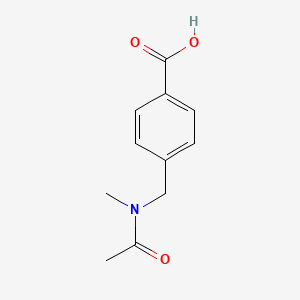 molecular formula C11H13NO3 B6612658 4-[(N-methylacetamido)methyl]benzoic acid CAS No. 1179211-98-3