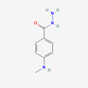 molecular formula C8H11N3O B6612746 4-(甲基氨基)苯甲酰肼 CAS No. 46084-34-8