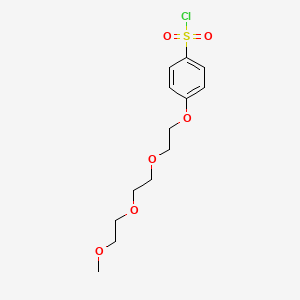 molecular formula C13H19ClO6S B6612792 4-{2-[2-(2-methoxyethoxy)ethoxy]ethoxy}benzene-1-sulfonyl chloride CAS No. 166338-07-4