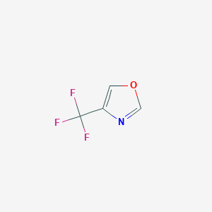 molecular formula C4H2F3NO B6612823 4-(trifluoromethyl)-1,3-oxazole CAS No. 2044772-79-2