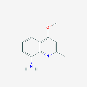 molecular formula C11H12N2O B6612865 4-methoxy-2-methylquinolin-8-amine CAS No. 91350-35-5