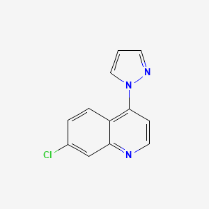 7-chloro-4-(1H-pyrazol-1-yl)quinoline